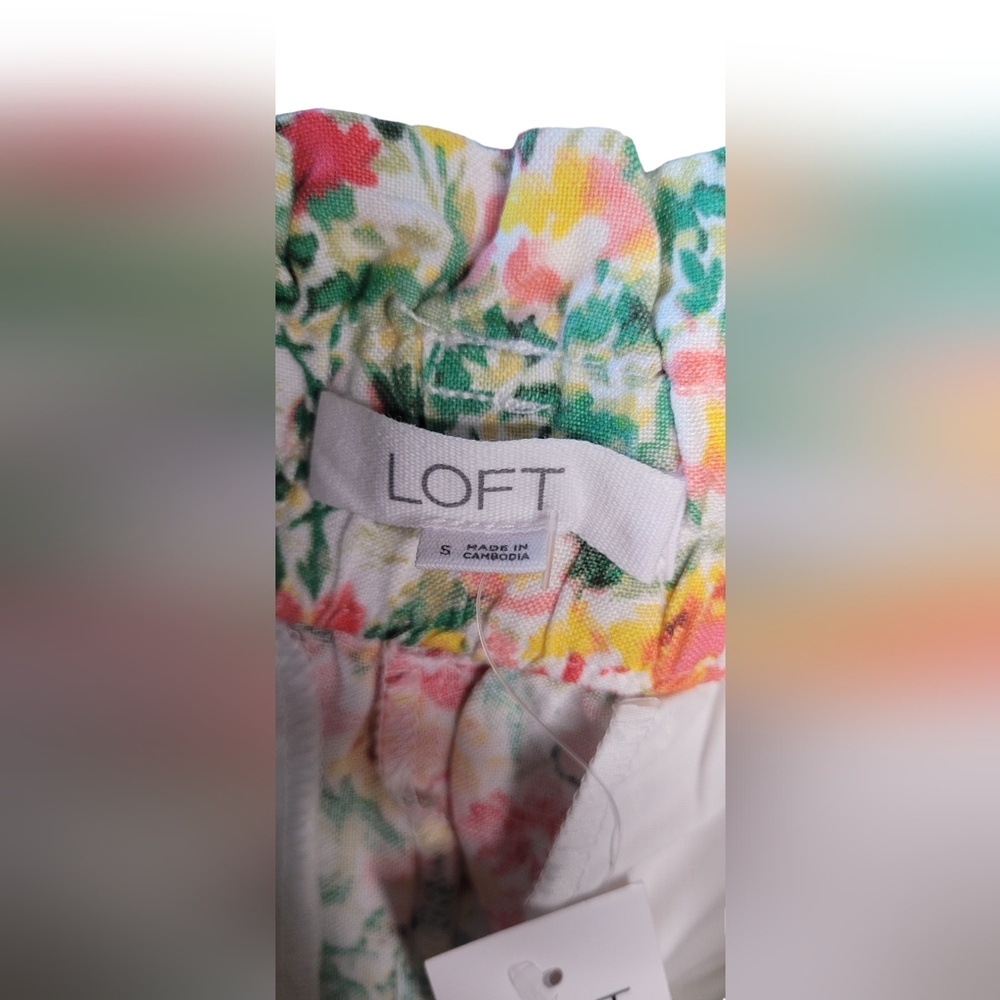 Loft Paperbag Shorts Floral - Picture 6 of 14